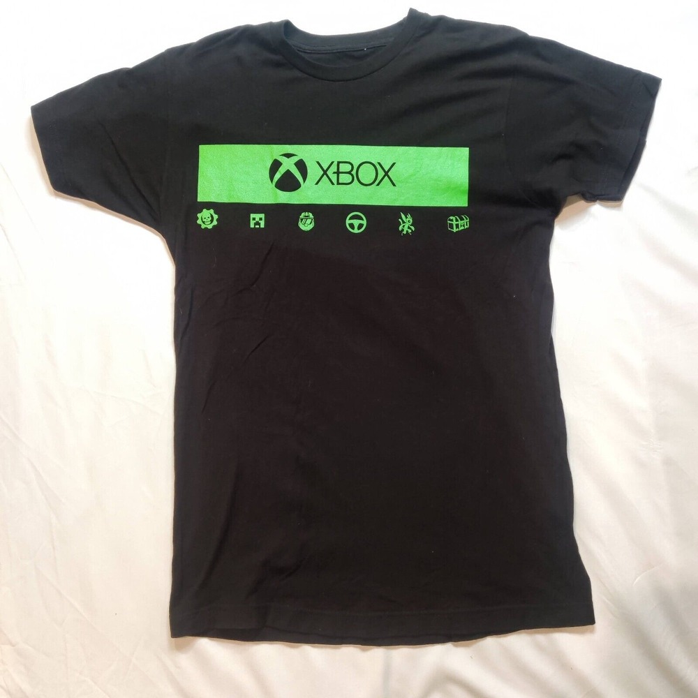 X-BOX Classic Vintage Logo Black X Box Men's Short Sleeve T-Shirt M